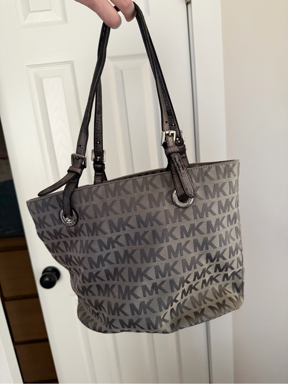 Michael Kors  MK Logo Tote Bag